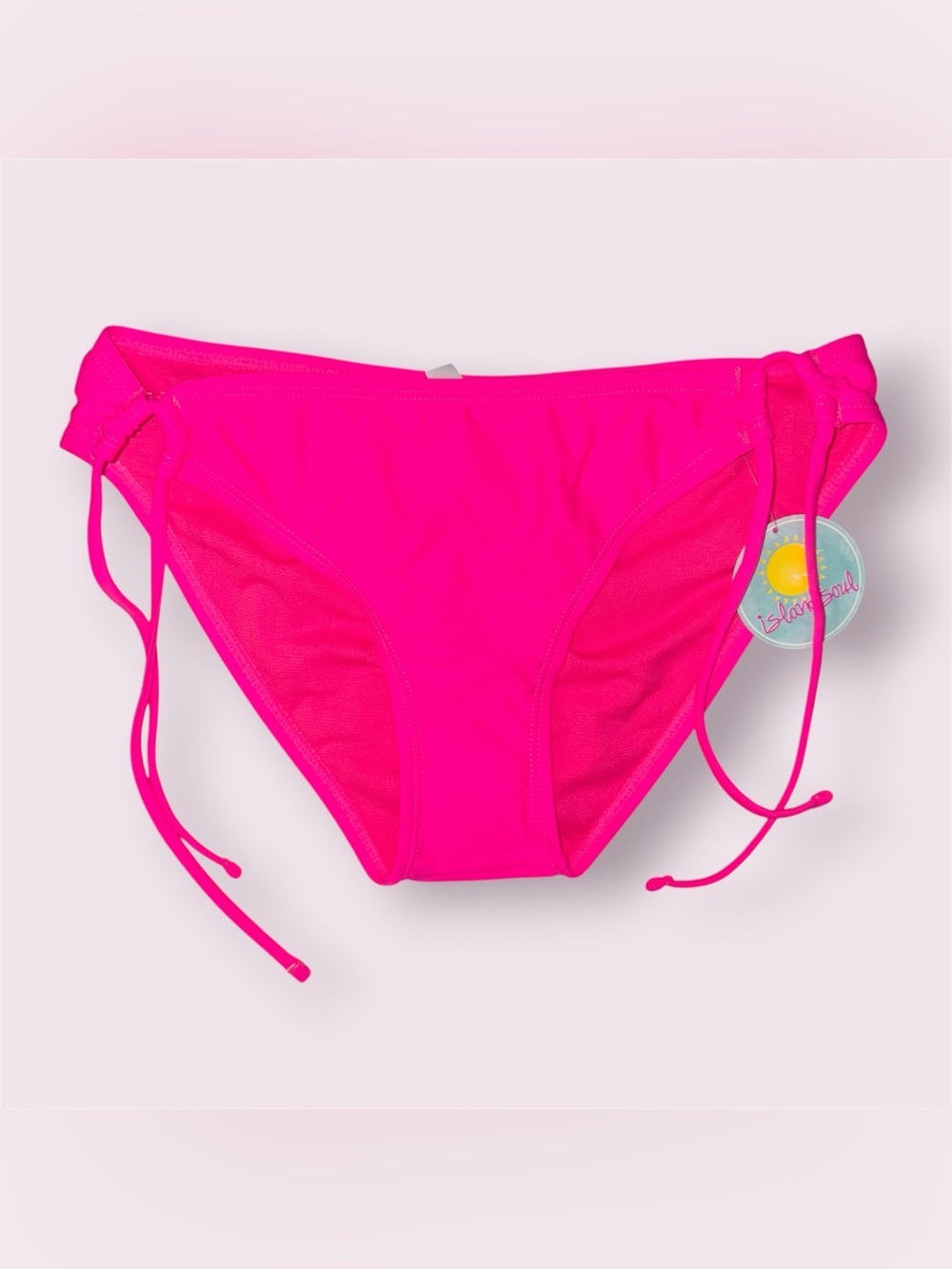 Island Girl Hot Pink Side-Tie Bikini Bottom